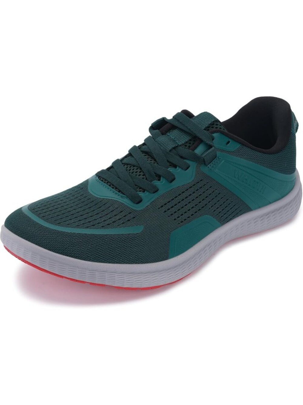 Men's Green Mesh Zero Drop Running Shoes + Wide Toe Box for Daily Runs Sneakers